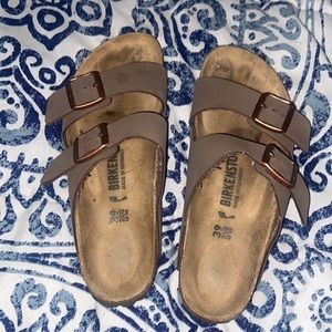 Womens Arizona “Birkibuc” Birkenstock Sandals